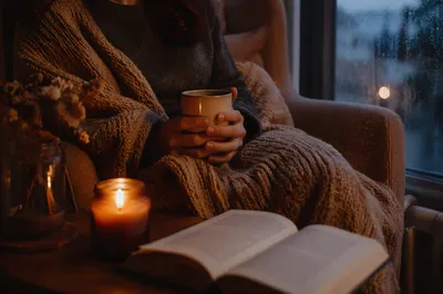 Warm Blanket Comfort by Candlelight