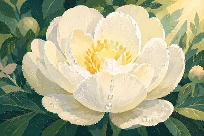 White Peony Dew and Renewed Heart