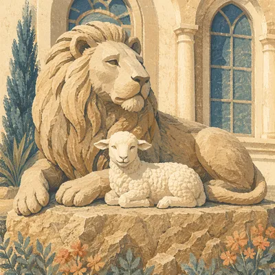 Lion and Lamb Courage in Quiet Faith