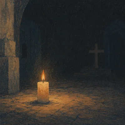 Courageous Candlelight in a Dark Chapel