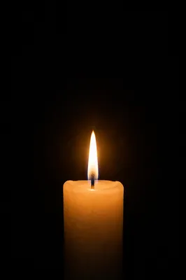 Single Candle of Courage in Darkness