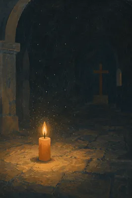 Courageous Candlelight in a Dark Chapel