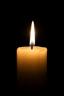 Single Candle of Courage in Darkness