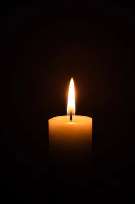 Courage Candle in Vast Darkness