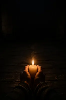 Single Candle of Courage in Vast Darkness