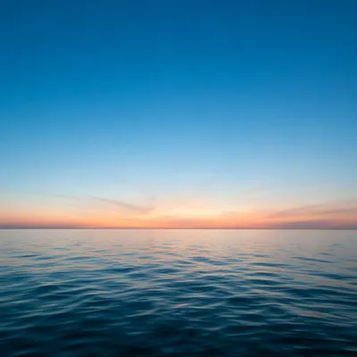 Eternal Life Sunrise Over Endless Ocean