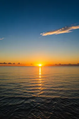 Eternal Life Sunrise Over Endless Ocean