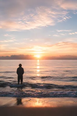 Eternal Life Sunrise Over Endless Ocean