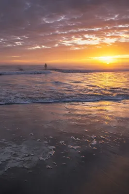 Eternal Life Sunrise Over Endless Ocean