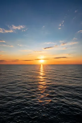 Eternal Life Sunrise Over Endless Ocean