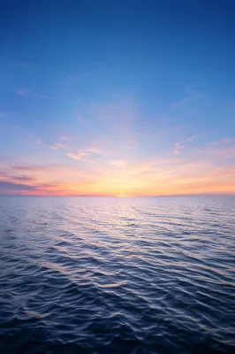 Eternal Life Sunrise Over Calm Ocean