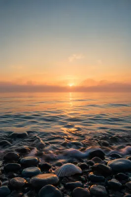 Eternal Life Sunrise Over Endless Ocean