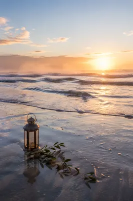 Eternal Life Sunrise Over Endless Ocean