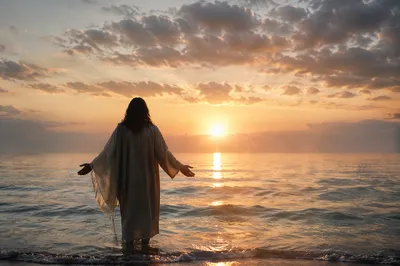 Eternal Promise Sunrise Over Endless Ocean