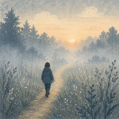 Faith Step Into the Fog Path