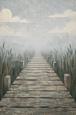 Faith Path Through Morning Fog