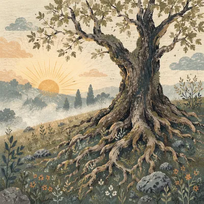 Ancient Tree of Quiet Faithfulness