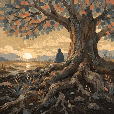 Ancient Rooted Tree of Quiet Faithfulness