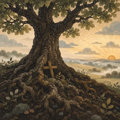 Ancient Oak Roots and Quiet Faithfulness