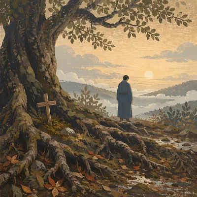 Faithful Roots Beneath Ancient Oak