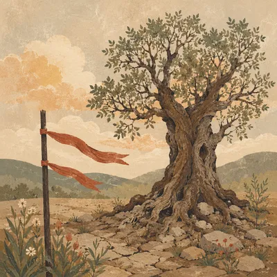 Faithful Ancient Tree with Deep Roots