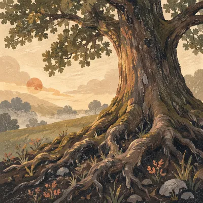 Ancient Oak Roots of Faithfulness