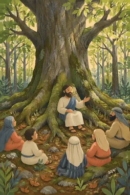 Faithful Ancient Tree With Deep Roots
