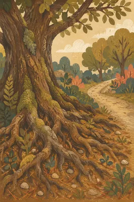 Faithful Ancient Tree with Deep Roots