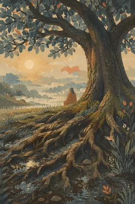 Faithful Ancient Tree with Deep Roots