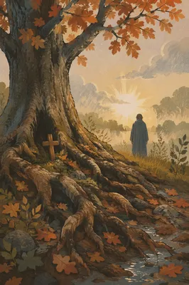 Faithful Roots Beneath Ancient Oak
