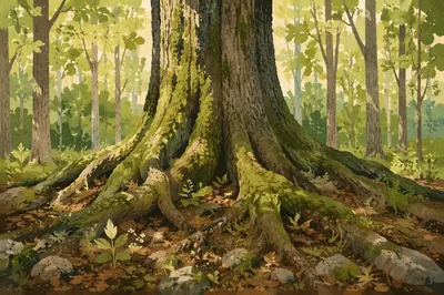 Ancient Tree Roots Symbolizing Faithful Endurance