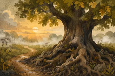 Ancient Oak Roots of Faithfulness