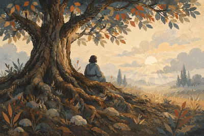 Faithful Ancient Tree with Deep Roots