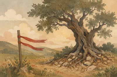 Faithful Ancient Tree with Deep Roots