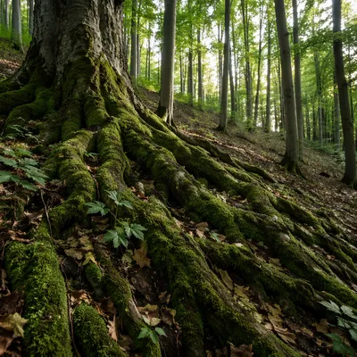 Faithful Ancient Tree With Deep Roots