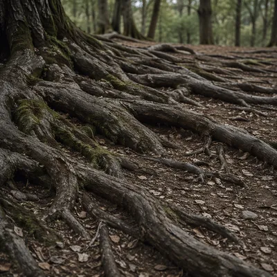 Ancient Tree Roots Symbolizing Faithfulness