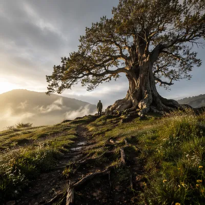 Faithful Ancient Tree with Deep Roots