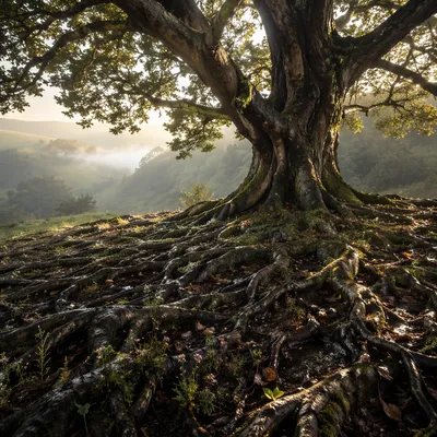 Ancient Tree with Deep Roots Faithfulness