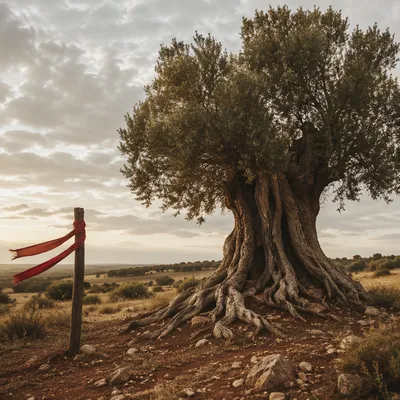 Faithful Ancient Tree With Deep Roots
