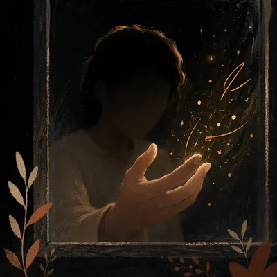 Forgiveness Hand Releasing Golden Light