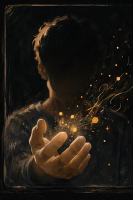 Forgiveness Hand Releasing Golden Light