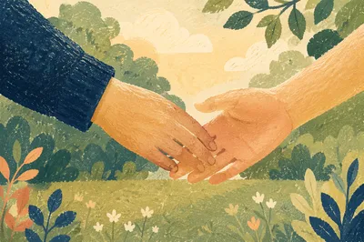 Forgiving Hands Letting Go in Gentle Light