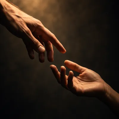 Forgiveness Hands Letting Go in Warm Light