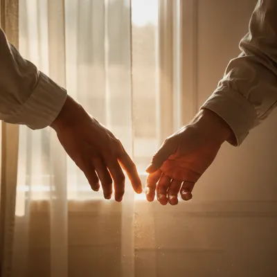 Forgiving Hands Letting Go in Gentle Light