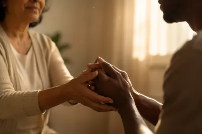 Gentle Hands Releasing in Morning Light
