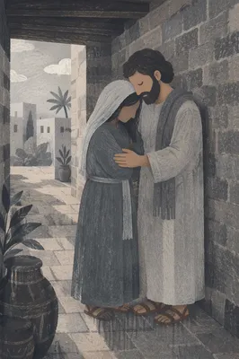Quiet Forgiveness in a Tearful Embrace