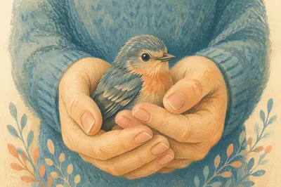 God's Love in Gentle Caring Hands