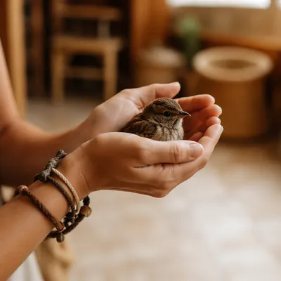 Gods Love in Gentle Caring Hands