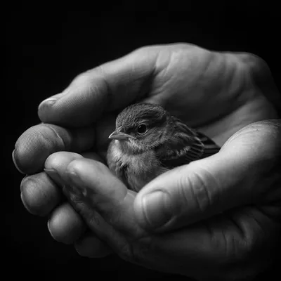 Gods Love in Gentle Cradling Hands