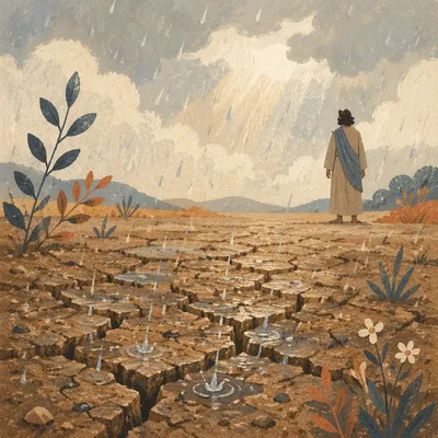 Grace Rain on Parched Earth